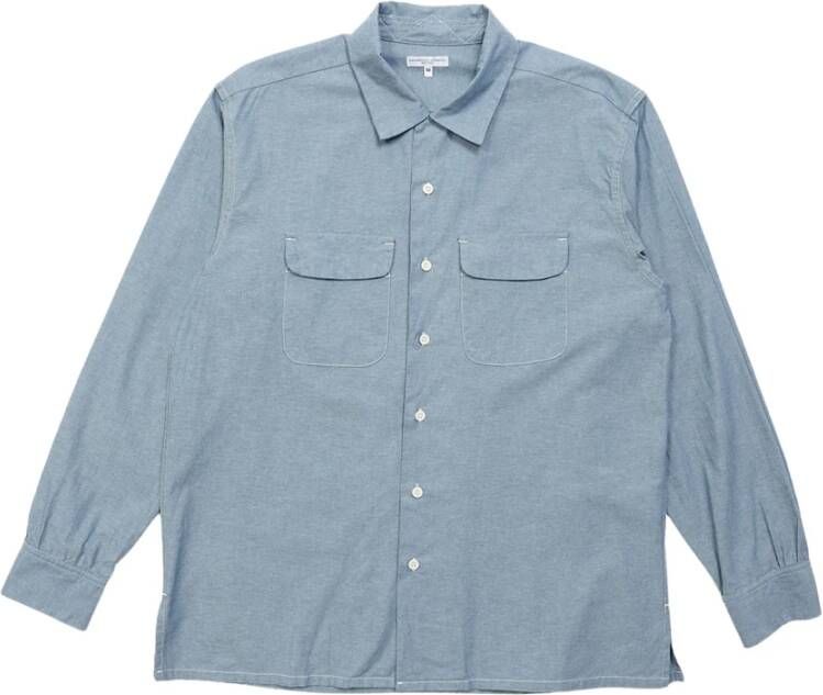 Engineered Garments Casual Shirts Blauw Heren