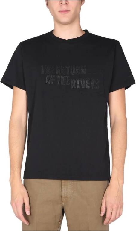 Engineered Garments T-shirt Zwart Heren