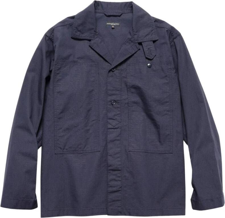 Engineered Garments Vermoeidheid shirt jas katoenen ripstop Blauw Heren