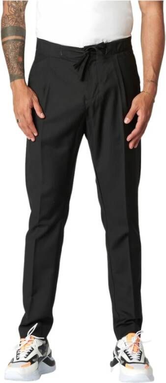 Entre amis Broek met kant Zwart Heren