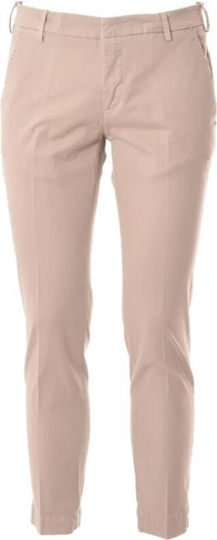 Entre amis Cropped Trousers Beige Heren