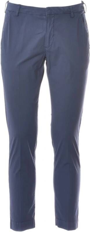 Entre amis Cropped Trousers Blauw Heren