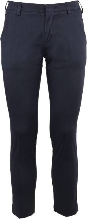 Entre amis Cropped Trousers Blauw Heren