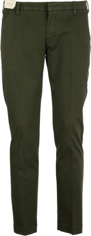 Entre amis Rechte broek Groen Heren