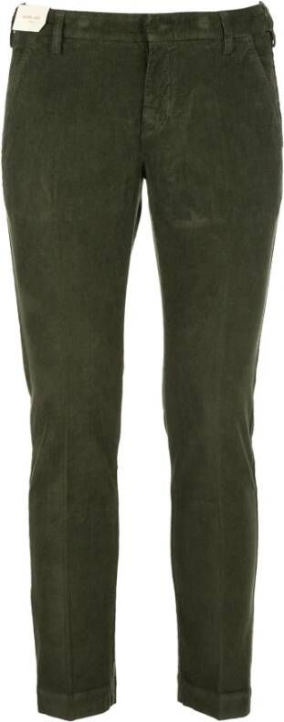 Entre amis Slim-fit broek Groen Heren