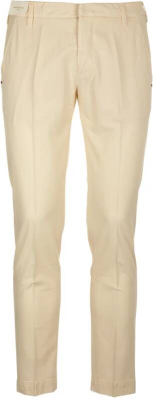 Entre amis Slim-fit Trousers Beige Heren
