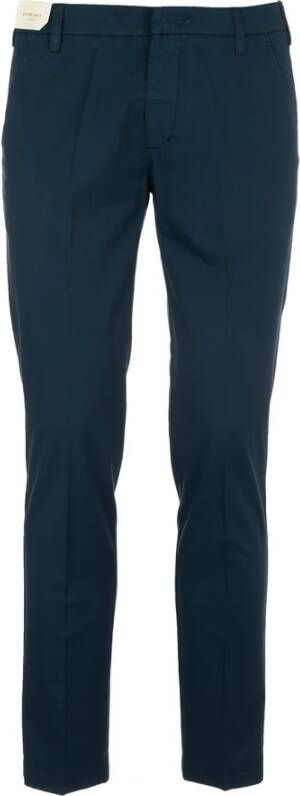 Entre amis Slim-fit Trousers Blauw Heren