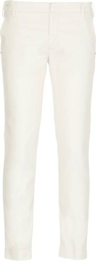 Entre amis Slim-fit Trousers Wit Heren
