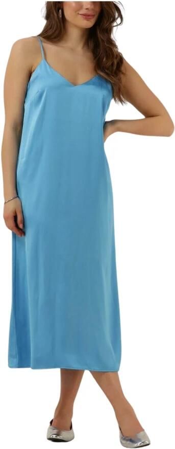 Envii Blauwe Midi Slip Jurk voor de Zomer Blue Dames - Foto 7