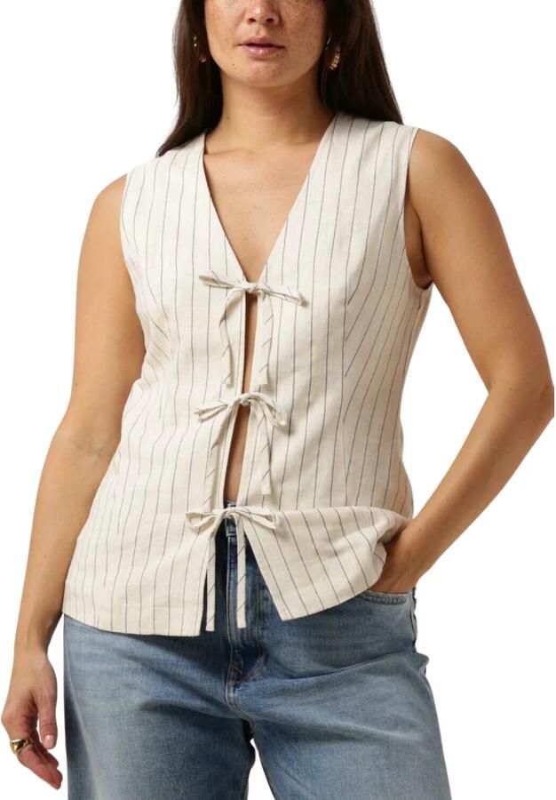Envii Chic White Viscose Gilet Beige Dames - Foto 7