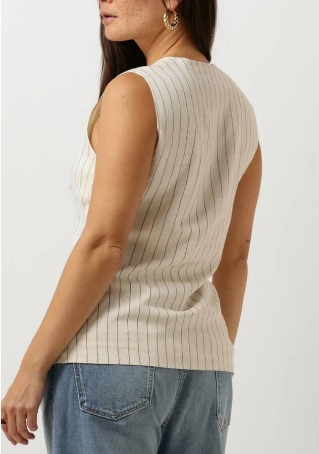Envii Chic White Viscose Gilet Beige Dames - Foto 6