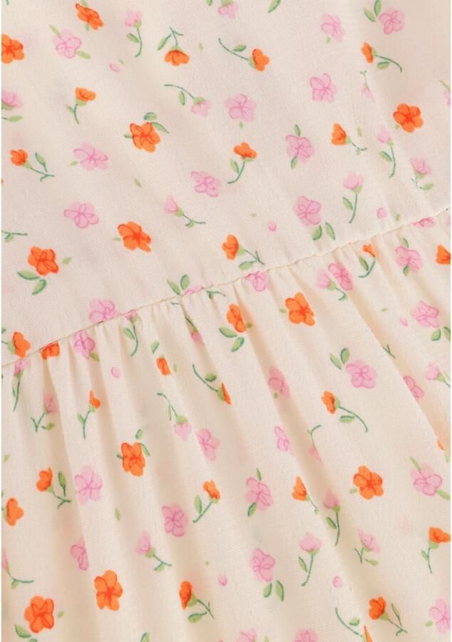 ENVII Dames Jurken Enrome Ss Dress Aop 7014 Gebroken Wit