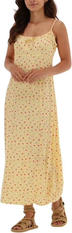 ENVII Dames Jurken Ensapphire Sl Dress Aop 6696 Geel - Foto 3