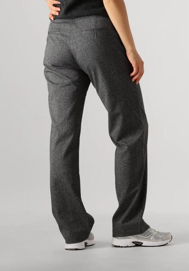 Envii Visgraat Broek Rechte pasvorm Zakken Rits Gray Dames - Foto 3