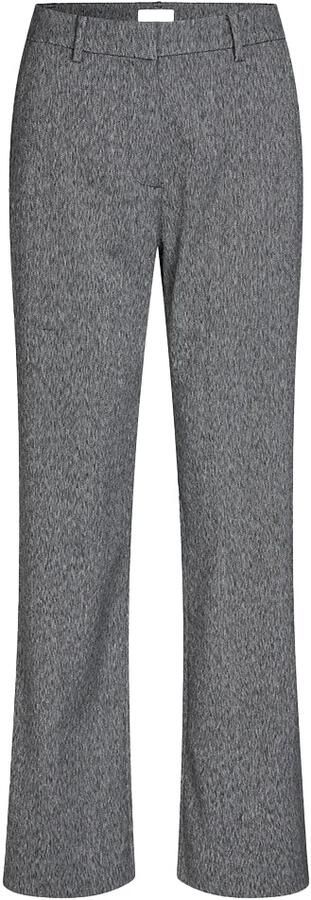 Envii Visgraat Broek Rechte pasvorm Zakken Rits Gray Dames - Foto 8