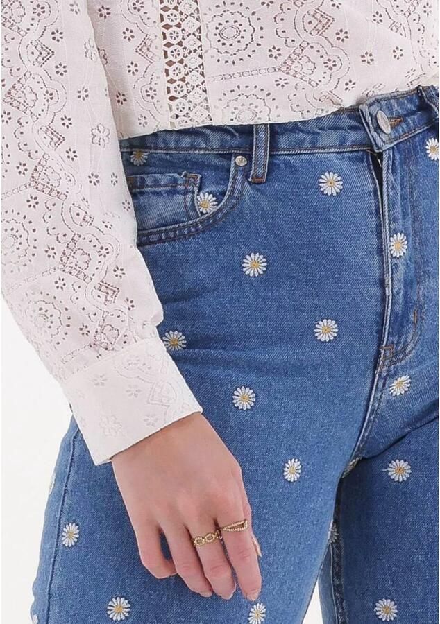 Envii Blauwe Wide Jeans Enbree Jeans Emb 6863