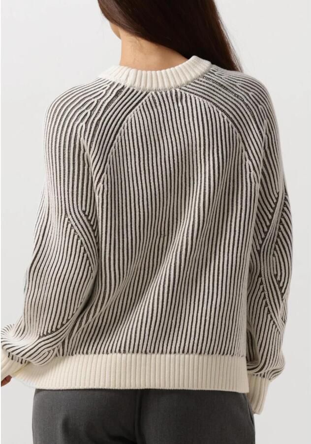 ENVII Dames Truien & Vesten Encaroline Ls Knit 5190 Gebroken Wit - Foto 6