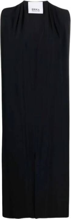 Erika Cavallini Jurk Dress Black Blue Dames