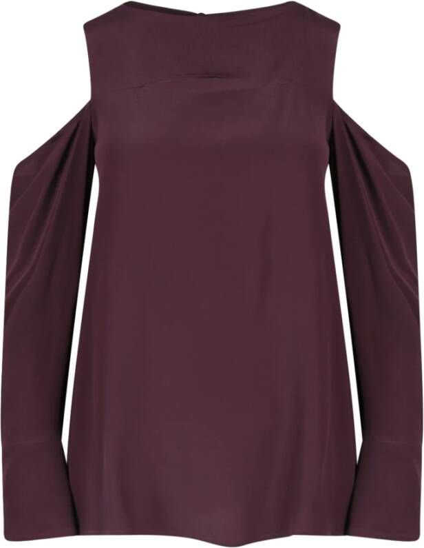 Erika Cavallini Long Sleeve Tops Paars Dames