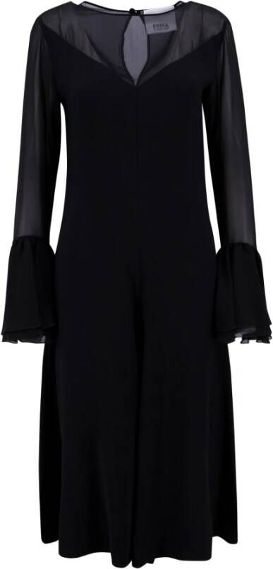 Erika Cavallini Midi Dresses Zwart Dames