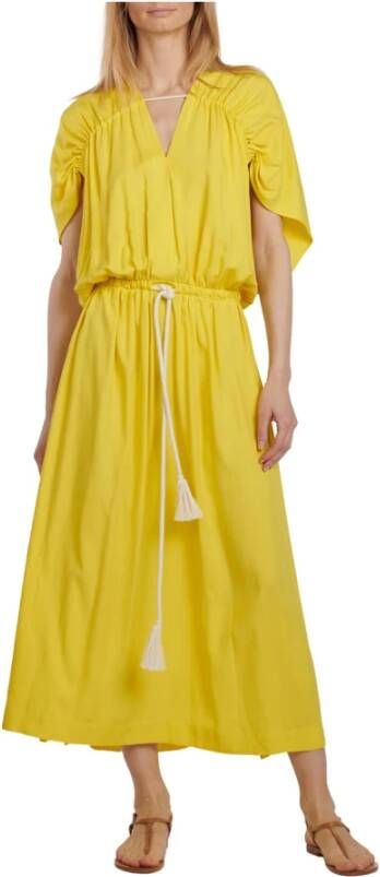 Erika Cavallini Semi-uitroepende jurk Yellow Dames