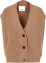 Erika Cavallini Sleeveless Knitwear Beige Dames - Thumbnail 1