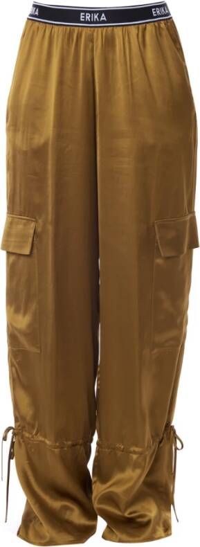 Erika Cavallini Trousers Bruin Dames