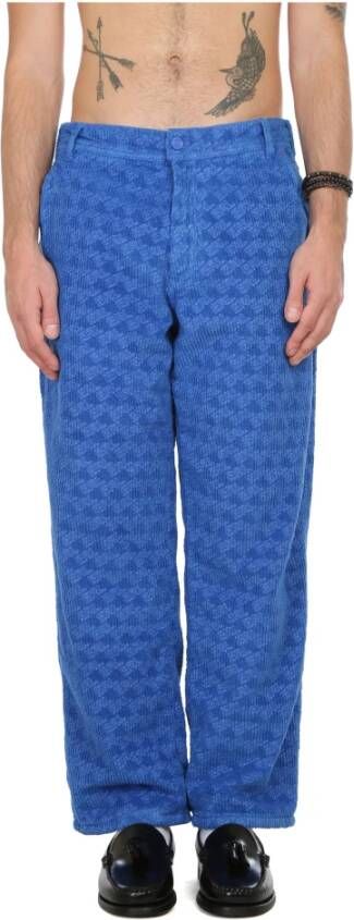 ERL Brede broek Blauw Heren