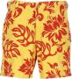 ERL Gele tropische print Bermuda shorts Yellow Heren - Thumbnail 1