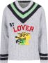 ERL Varsity Sweater voor stijlvolle mannen Gray Heren - Thumbnail 1