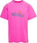 ERL Venice T-Shirt Gebreid in Roze Pink Heren - Thumbnail 1