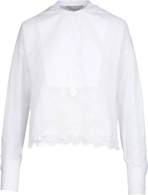 Ermanno Scervino 50T K017 E84 00010 shirt White Dames