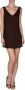 Ermanno Scervino Beachwear Bruine Cotton Stretch Tunic Dress Brown Dames - Thumbnail 1