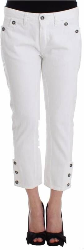 Ermanno Scervino Bijgesneden jeans merk Capri White Dames