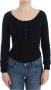 Ermanno Scervino Luxe Zwarte Wol-Kasjmier Cropped Sweater Black Dames - Thumbnail 1