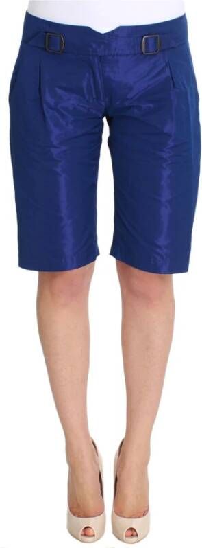 Ermanno Scervino Comfortabele en stijlvolle Bermuda shorts voor vrouwen Blue Dames