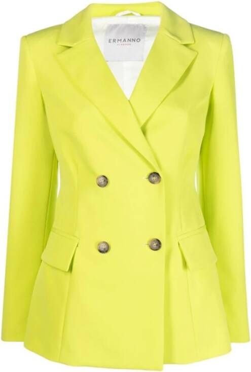 Ermanno Scervino Blazers Geel Dames