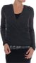 Ermanno Scervino Grijze Blouse met Kantmouwen Elegante Stijl Gray Dames - Thumbnail 1