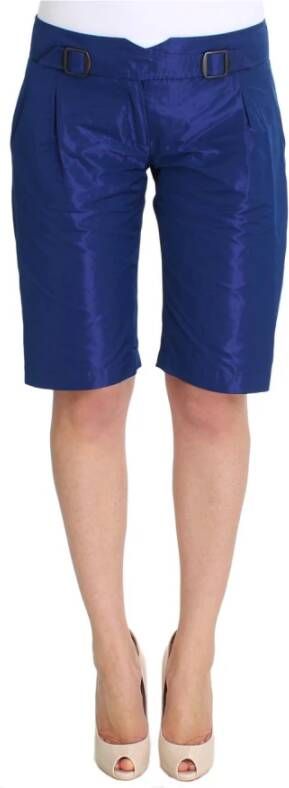 Ermanno Scervino Comfortabele en stijlvolle Bermuda shorts voor vrouwen Blue Dames
