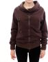 Ermanno Scervino Brown Stretch Full Zip Sweater Jacket Bruin Dames - Thumbnail 3