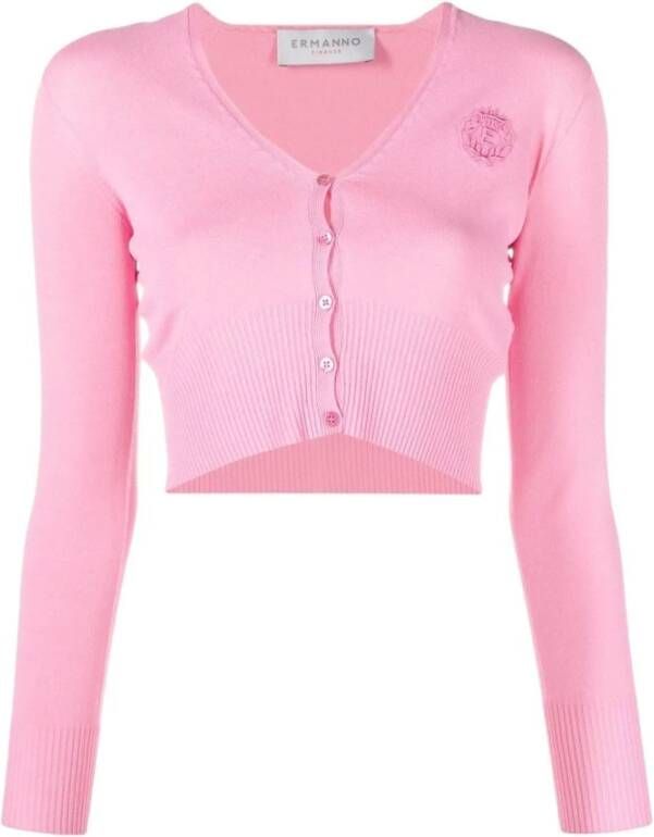 Ermanno Scervino Cardigans Roze Dames