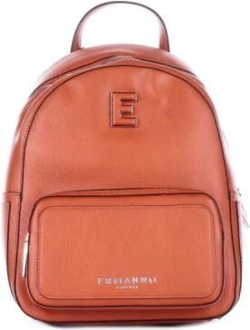 Ermanno Scervino Bruin Logo Voorrits Rugzak Brown Dames