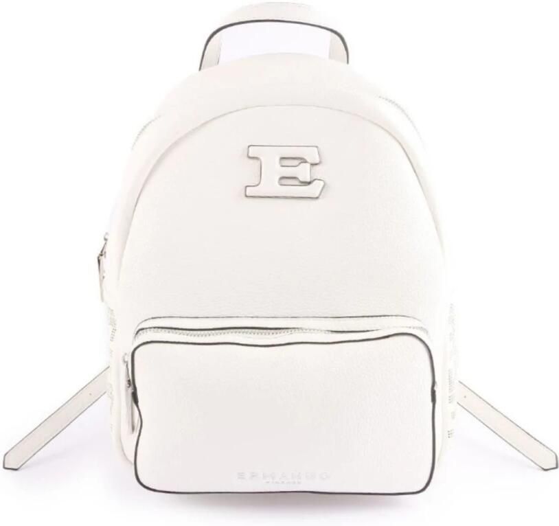 Ermanno Scervino Dames Geperforeerde Rugzak White Dames