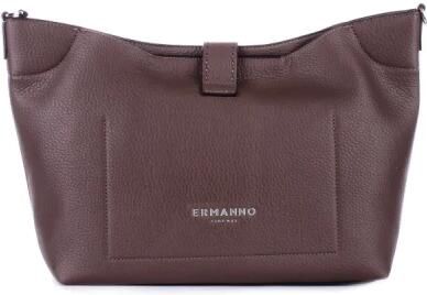 Ermanno Scervino Grijze Logo Fronttas met Afneembare Band Brown Dames