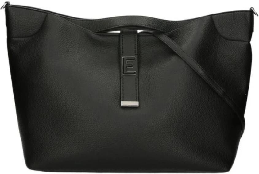 Ermanno Scervino Zwarte Logo Fronttas met Afneembare Band Black Dames