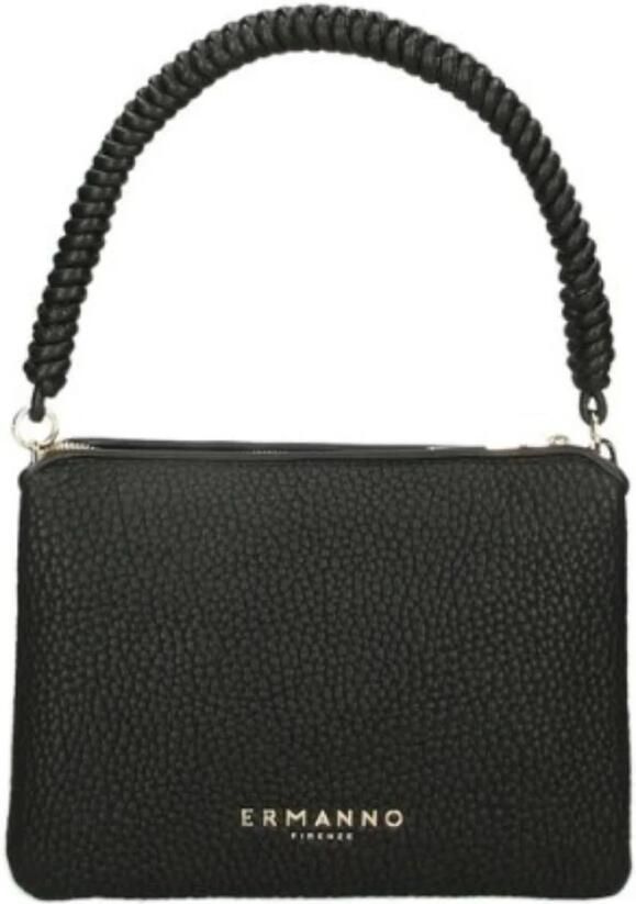 Ermanno Scervino Zachte Crossbody Tas voor Vrouwen Black Dames