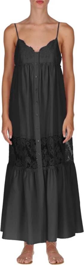 Ermanno Scervino Florence Maxi Lingerie Dress Zwart Dames
