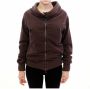 Ermanno Scervino Brown Stretch Full Zip Sweater Jacket Bruin Dames - Thumbnail 1