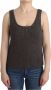 Ermanno Scervino Gray Knit Top Knitted Sweater Merino Wool Grijs Dames - Thumbnail 1