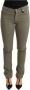 Ermanno Scervino Green Low Taille Skinny Slim Trouser Cotton Jeans Green Dames - Thumbnail 9